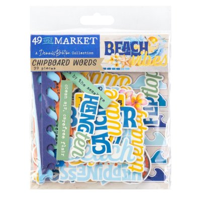 49 And Market Chipboard Set - Beach Vibes