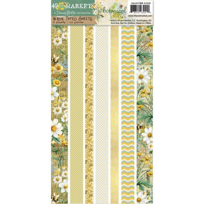 49 And Market Washi Tape Sheets - Botanical Buzz