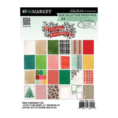 49 And Market 6x8 Paper Pack - Mistletoe And Memories
