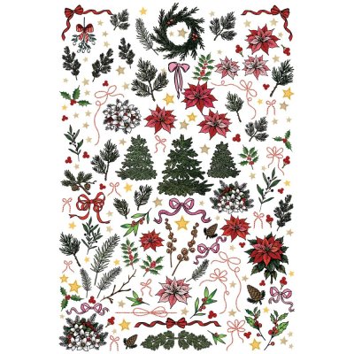 49 And Market Laser Cut Outs Foliage - Mistletoe And Memories