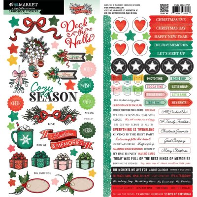 49 And Market Cardstock Stickers - Mistletoe And Memories