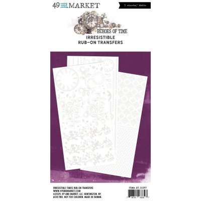 49 And Market Rub-On Transfer Set - Irresistible Times Echoes Of Time