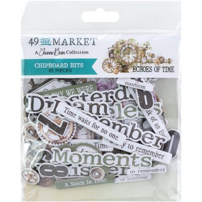 49 And Market Chipboard Set - Bits Echoes Of Time