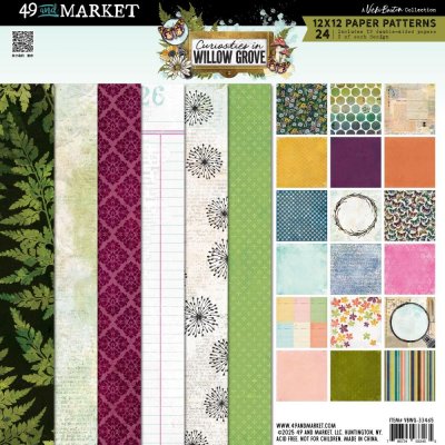 49 And Market 12x12 Paper Pad - Curiosities In Willow Grove