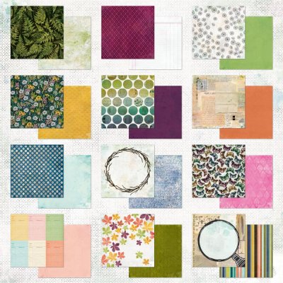 49 And Market 12x12 Paper Pad - Curiosities In Willow Grove