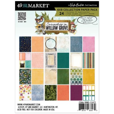 49 And Market 6x8 Paper Pack - Curiosities In Willow Grove