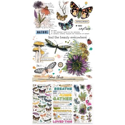 49 And Market Rub-On Transfer Set Essential - Curiosities In Willow Grove