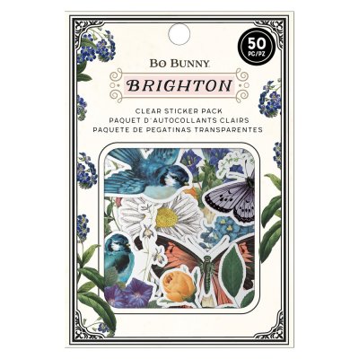 Bo Bunny Clear Sticker Pack - Brighton 