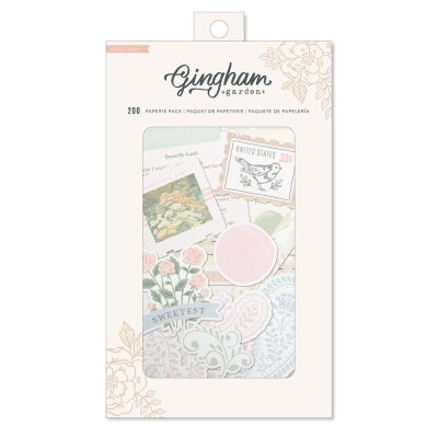 Crate Paper Paperie Pack with Stickers - Gingham Garden