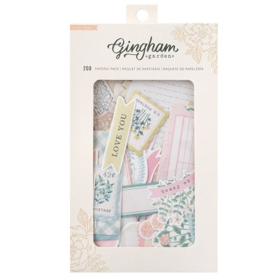 Crate Paper Paperie Pack with Stickers - Gingham Garden