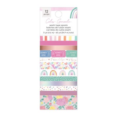 American Crafts Washitape - Rainbow Avenue Rose Gold Foil