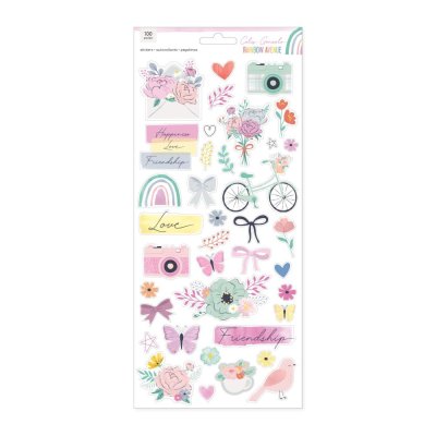 American Crafts Cardstock Stickers - Rainbow Avenue