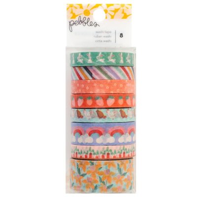 Pebbles Washi Tape - Sunny Bloom