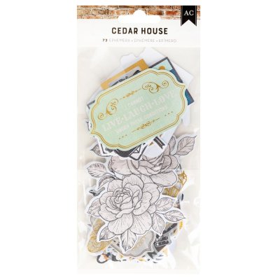 American Crafts Ephemera Die-Cuts - Cedar House 