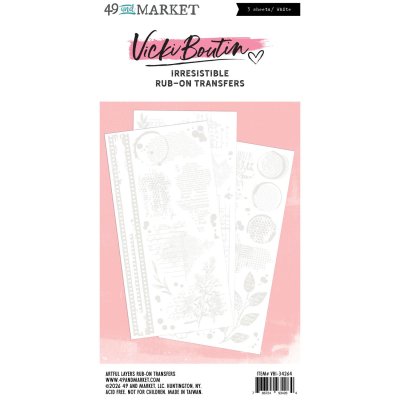 49 And Market Rub-On Transfer Set - Layers, Irresistible
