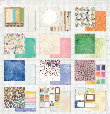 49 and Market 12x12 Paper Pad - Artful Moments
