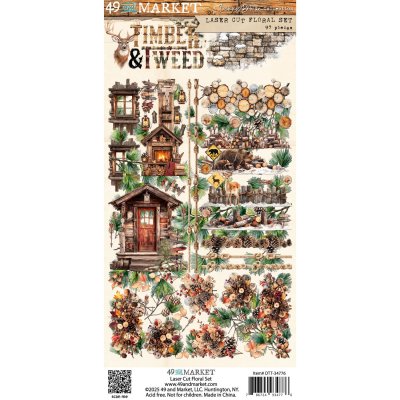 49 and Market Laser Cut Outs - Timber And Tweed Floral