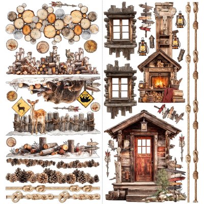 49 and Market Laser Cut Outs - Timber And Tweed Floral