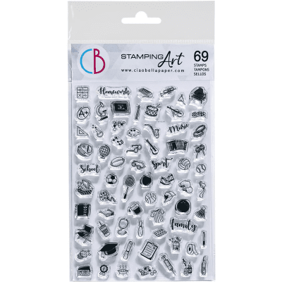 Ciao Bella Clear Stamp Set - Bujo Family