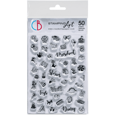 Ciao Bella Clear Stamp Set - Bujo Preschool