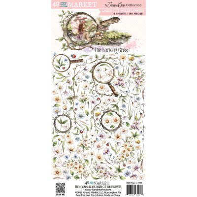 49 And Market Laser Cut Outs Wildflowers - The Looking Glass