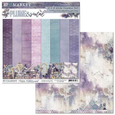 49 and Market 12x12 Collection Pack - Solids Plume & Petal