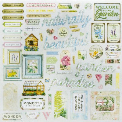 49 and Market Chipboard Set - From the Garden