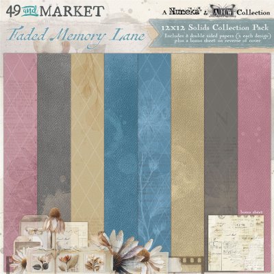 49 and Market 12x12 Collection Pack - Solid Faded Memory Lane