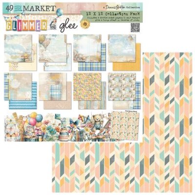 49 and Market 12x12 Collection Pack - Glimmer and Glee