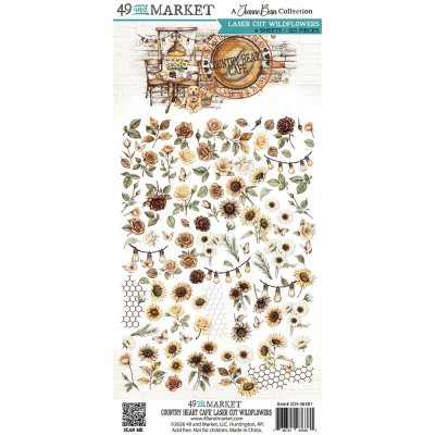 49 And Market Laser Cut Outs - Country Heart Cafe Wildflowers