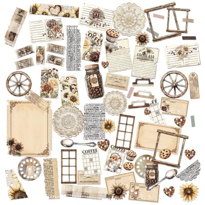 49 And Market Die Cut Elements - Country Heart Cafe 