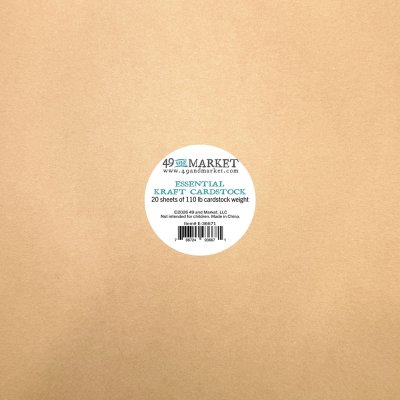 49 and Market 12x12 Essential Cardstock - Kraft