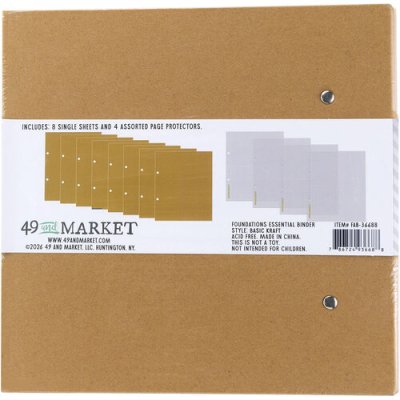 49 and Market Foundations Essential Binder - Basic Kraft