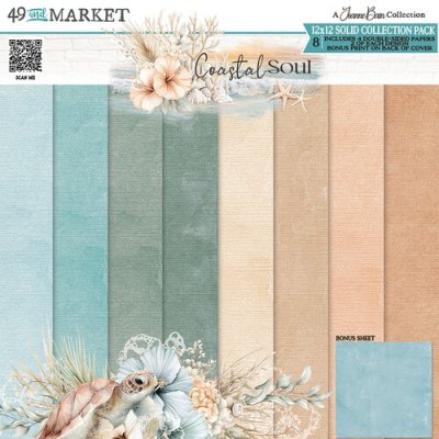 49 And Market 12x12 Collection Pack - Coastal Soul Solids