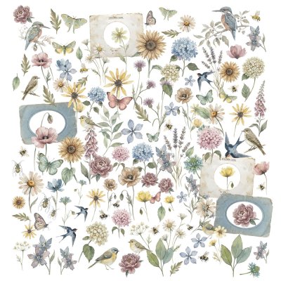 49 and Market Laser Cut Wildflowers - The Quiet Observer 