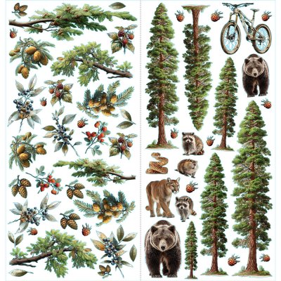 49 and Market Laser Cut Camping Elements - Campfire Memories 