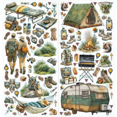 49 and Market Laser Cut Camping Elements - Campfire Memories 