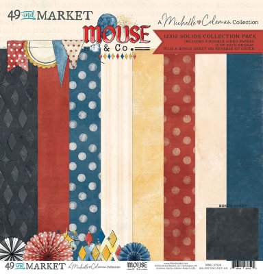 49 and Market 12x12 Collection Pack - Mouse and Co Collection Solids