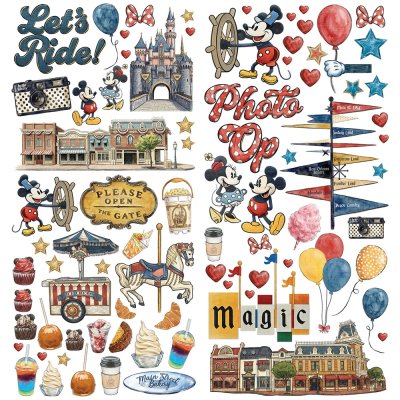 49 and Market Laser Cut Out Elements - Mouse and Co Collection 