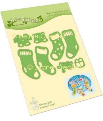  LEANE DIE CUT/EMB - Christmas Stockings