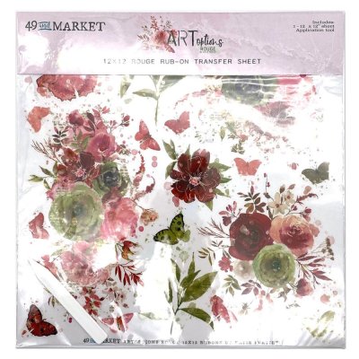 49 And Market Rub-Ons 12x12 - ARToptions Rouge