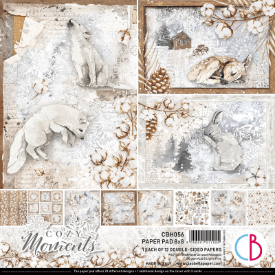 Ciao Bella 8x8 Paper Pad - Cozy Moments