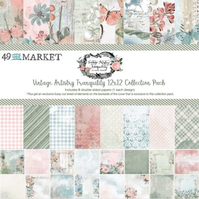 49 and Market Collection Pack 12X12 - Vintage Artistry Tranquility