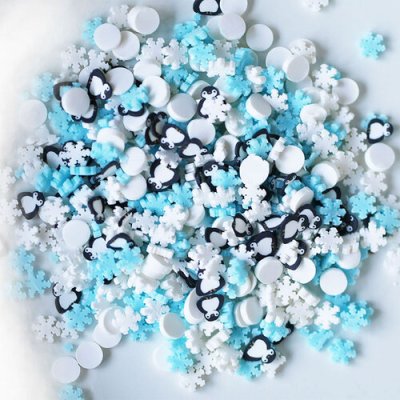 Dress My Craft Shaker Elements - Penguins & Snowflakes Mix