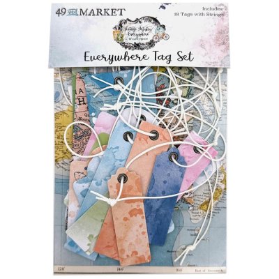 49 and Market Tag SEt - Vintage Artistry Everywhere 