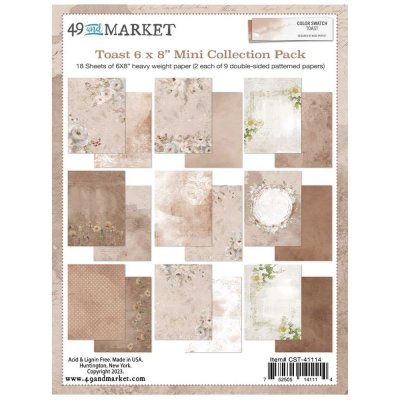 49 and Market 6x8 Mini Collection Pack - Color Swatch: Toast