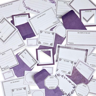 49 and Market Envelope Bits - Lavender