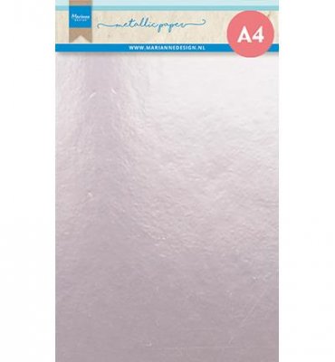 Marianne Design Metallic Paper A4 - Light Pink