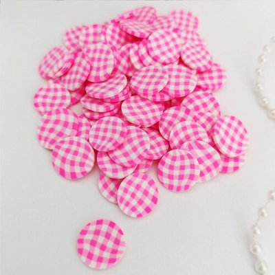 Dress My Craft Shaker Elements - Checkered Buttons