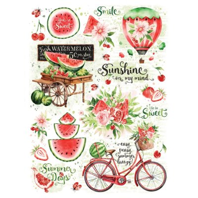 Graphic 45 Rub-On Transfers - Sunshine On My Mind